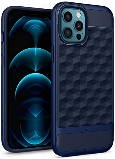 Caseology Parallax Case Compatible with iPhone 12 Pro Max (6.7") - Midnight Blue