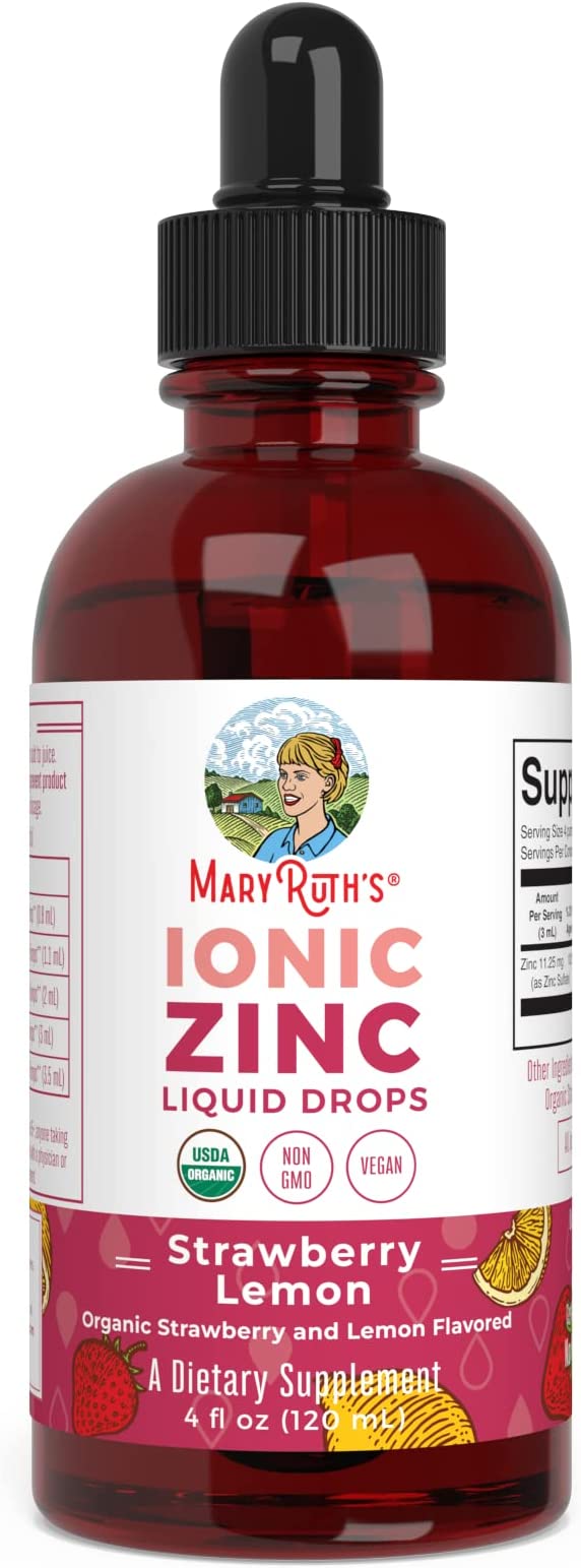 Zinc Supplements for Immune Support | Ionic Zinc for Kids & Adults | Liquid Zinc Supplement | 40 Day Supply | Zinc Sulfate | Skin Care Supplement | Vegan | Non-GMO | Gluten Free | 40 Servings