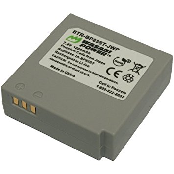 Wasabi Power Battery for Samsung IA-BP85NF, IA-BP85ST and Samsung HMX-H100, HMX-H104, HMX-H105, HMX-H106, SC-HMX10, SC-HMX20, SC-MX10, SC-MX20, SMX-F30, SMX-F33, SMX-F34, VP-HMX08, VP-HMX10, VP-HMX10C, VP-HMX20C, VP-MX10, VP-MX20, VP-MX25