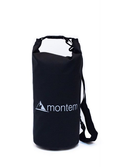 Premium Waterproof Bag / Roll Top Dry Bag - Perfect for Kayaking / Boating / Canoeing / Fishing / Rafting / Swimming / Camping / Snowboarding Crafted by Montem