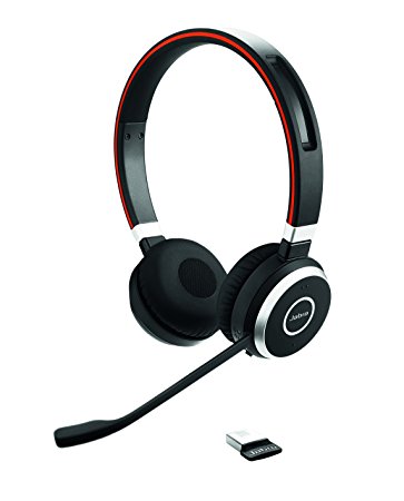 Jabra Evolve 65 Wireless Bluetooth Stereo Headset for PC, laptop, smartphone, softphone and tablet