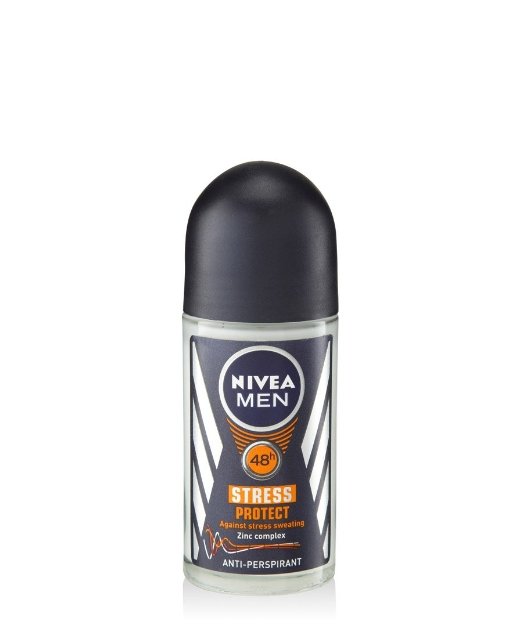 Nivea for Men Antiperspirants Stress Protect Rollon - 1.69 Ounces (Pack of 3)