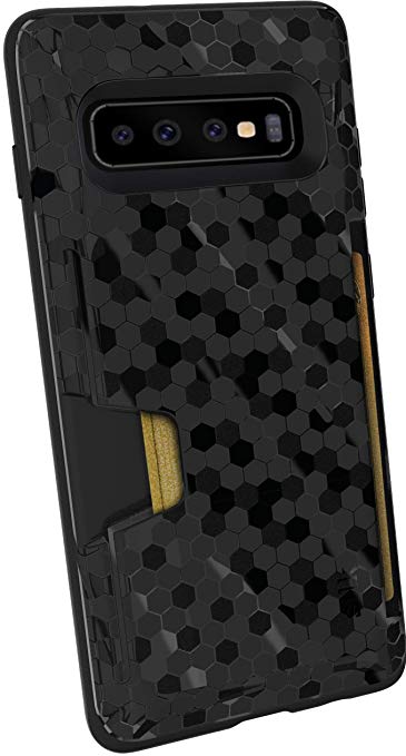 Smartish Galaxy S10 Wallet Case - Wallet Slayer Vol. 1 [Protective Grip Credit Card Holder Cover for Samsung] (Silk) - - Chef's Special