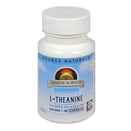 Source Naturals Serene Science L-Theanine 200mg, 30 Capsules