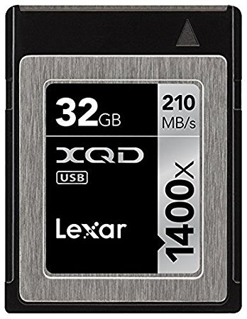Lexar Professional 1400x 32GB XQD 2.0 Card (Up to 210MB/s Read) w/Free Image Rescue 5 Software - LXQD32GCRBNA1400