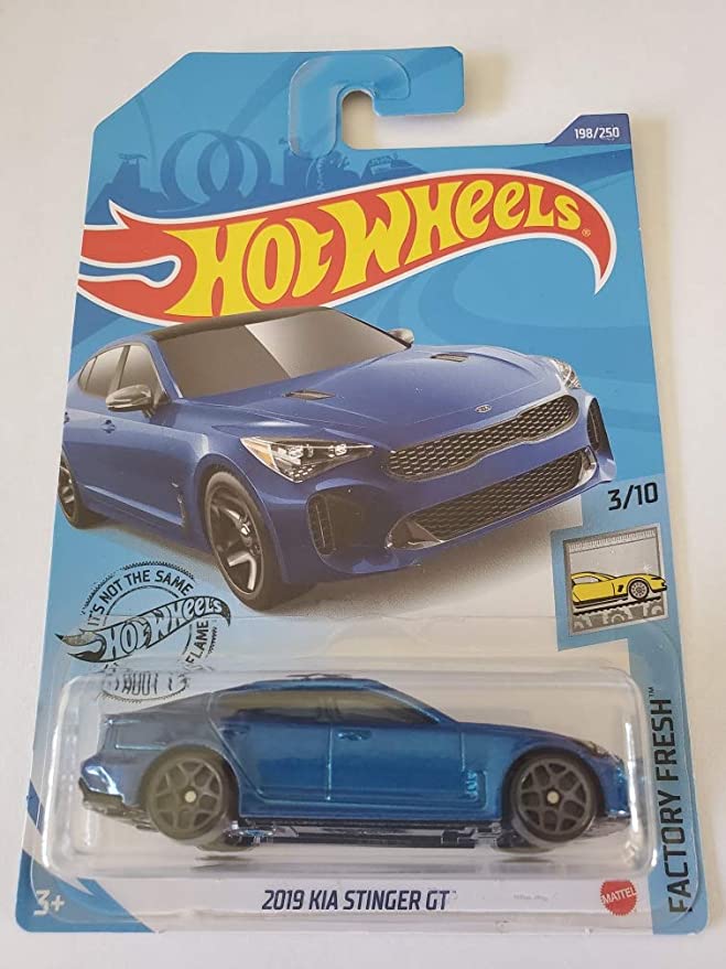 Hot Wheels 2020 Factory Fresh 2019 Kia Stinger GT, Blue 198/250