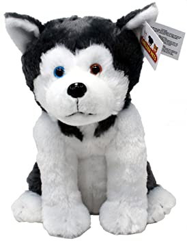 Shelter Pets: Oakland The Dog - 10" Siberian Husky Malamute Plush Toy Stuffed Animals - Based on Real-Life Adopted Pets - Benefiting The Animal Shelters They were Adopted from