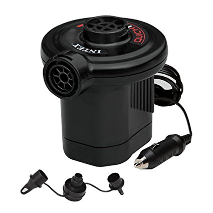 Intex Quick-Fill 12v-DC Electric Air Pump, Max. Air Flow 21.2CFM