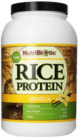 Nutribiotic Rice Protein Vanilla 3 Pound
