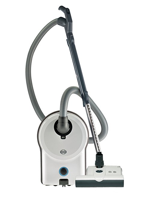 SEBO 90641AM Airbelt D4 Premium Canister Vacuum with ET-1 Powerhead, White