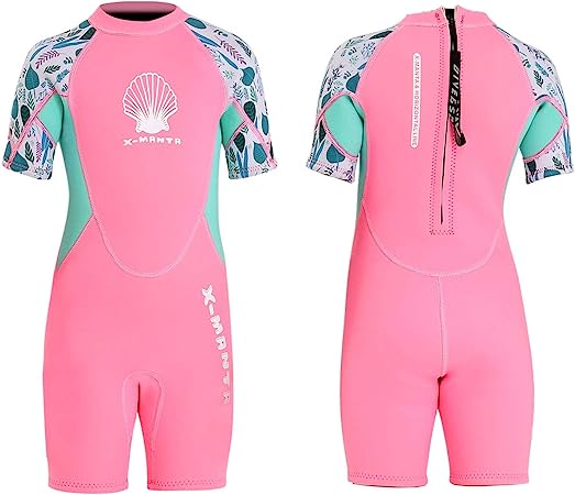 Wetsuit Kids Full Suits 2.5mm Neoprene Wet Suit UV Protection Keep Warm Long Sleeve Wetsuits for Swimming Diving Scuba