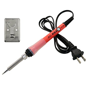 Soldering Iron, A-BF 802 60W 110V Adjustable Temperature Welding Soldering Gun with Stand