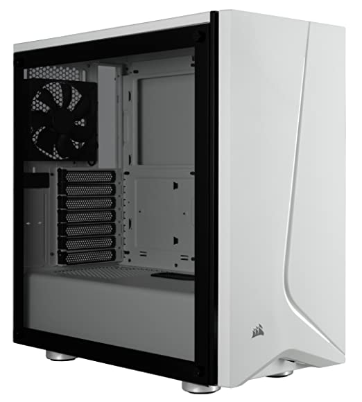 Corsair Carbide Series SPEC-06 Tempered Glass Mid-Tower ATX Case, White