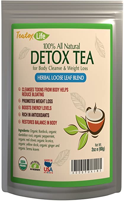 Skinny Mint Teatox Detox Slimming Tea| Weight Loss Cleansing Tea for Women and Men, Organic 14 Day / 28 Day Body Cleanse, Loose Herbal Blend Treatment| Metabolism Boosting Fat Burner Flat Stomach Tea