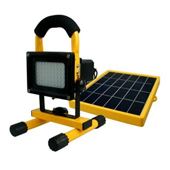 YIHONG Outdoor LED Work Light Solar Floodlight Garden Spotlight Waterproof Portable For Camping Car Trekking