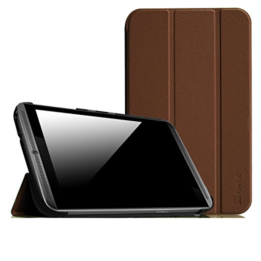 Fintie NVIDIA SHIELD Tablet K1 SmartShell Case - Ultra Slim Lightweight Stand Cover with Auto Wake/Sleep Feature for 2015 NVIDIA SHIELD Tablet K-1 8.0 Inch, Fit for 2014 NVIDIA Shield 2 8", Brown