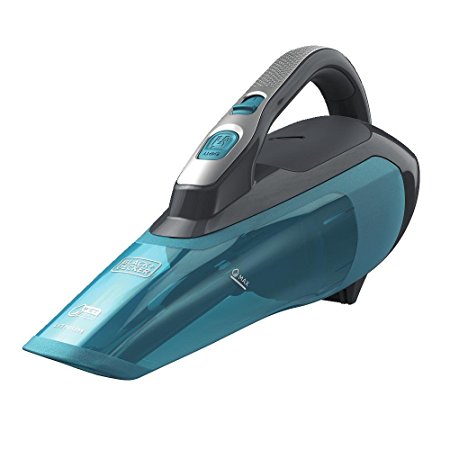 BLACK DECKER HLWVA325J21 Lithium Wet/Dry Hand Vac, 8 oz, Titanium