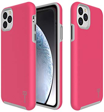 CoverON Slim Protective Hybrid Rugged Series for iPhone 11 Pro Case (2019), Hot Pink