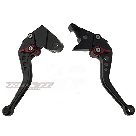 Short Brake and Clutch Levers for KAWASAKI ZX6R 636 2000-2004,Z1000 2003-2006,Versys1000 12-14,ZX9R 2000-2003,ZX10R 2004-2005,ZX12R 2000-2005,ZZR 600 2005-2009,ZX12R 2002-2005