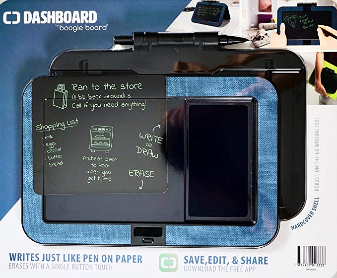 Boogie Board Dashboard with Hardcover Shell, Blue