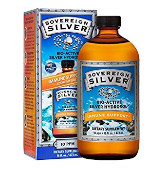 Bio-Active Silver Hydrosol for Immune Support - 10 ppm, 16oz (473mL) - Economy Size