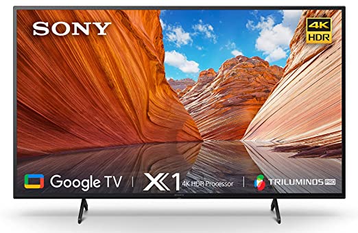 Sony Bravia 108 cm (43 inches) 4K Ultra HD Smart LED Google TV KD-43X80J (Black) (2021 Model) | with Alexa Compatibility