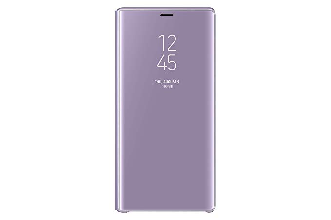 Samsung Galaxy Note9 Case, S-View Flip Cover with Kickstand, Lavender Purple