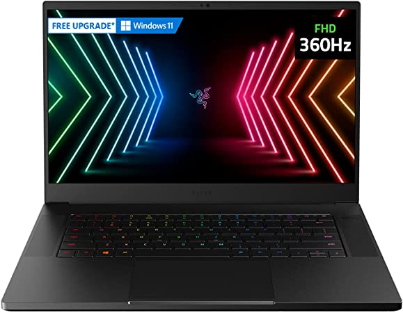 Razer Blade 15 Advanced Gaming Laptop 2021: Intel Core i7-11800H 8-Core, NVIDIA GeForce RTX 3080, 15.6” FHD 360Hz, 32GB RAM, 1TB SSD - CNC Aluminum - Chroma RGB - THX Spatial Audio - Thunderbolt 3