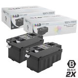 LD  Compatible Xerox 106R02759 Set of 2 Black Laser Toner Cartridges for use in Xerox 6022 and 6027