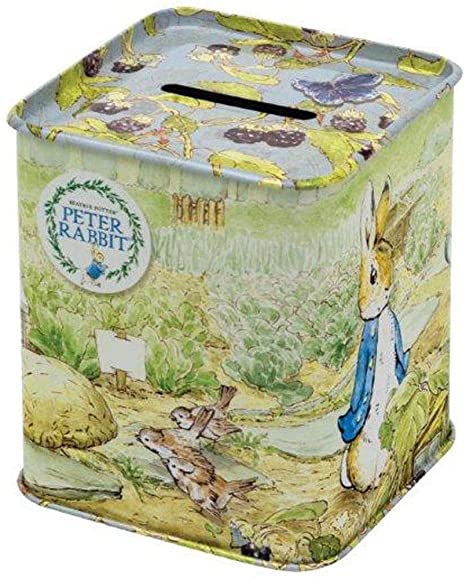 Beatrix Potter Peter Rabbit Square Money Box