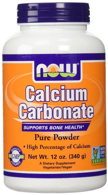 Calcium Carbonate, 100% Pure Powder, 12 oz (340 g) - Now Foods - UK Seller
