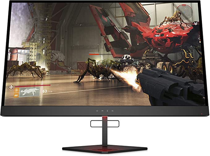 HP OMEN X 27 240 Hz Quad HD Gaming Monitor (2560 x 1440) 1ms, AMD FreeSync2, (1 DP, 1 HDMI, 2 USB), Black