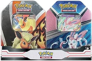 2023 Pokemon Flareon Sylveon Tin Bundle