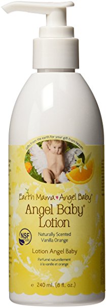 Earth Mama Angel Baby Baby-Lotion, 8-Fluid-Ounce, 240-Milliliter