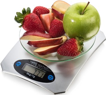 Food Scale By Simple Health Precision Digital Accuracy in Pounds Grams Ounces Small Kitchen