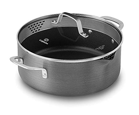 Calphalon Classic Nonstick Dutch Oven with Cover, 5 quart, Grey