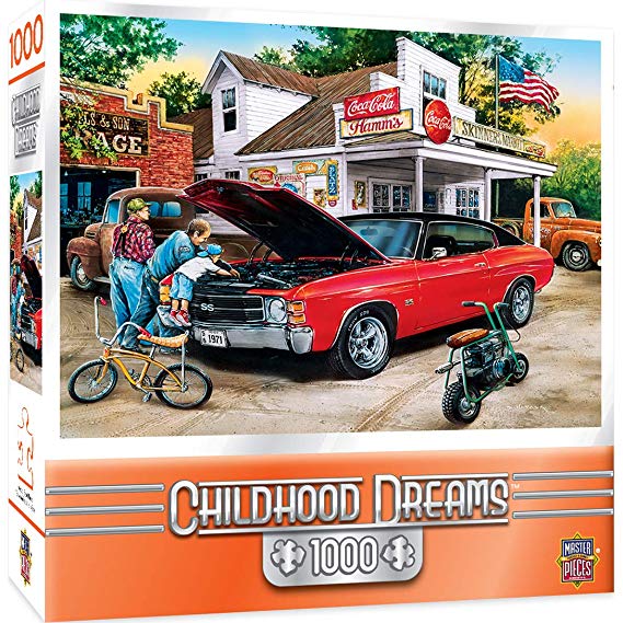 MasterPieces Childhood Dreams Jigsaw Puzzle, Getting Dirty, Featuring Art by Dan Hatala, 1000 Pieces