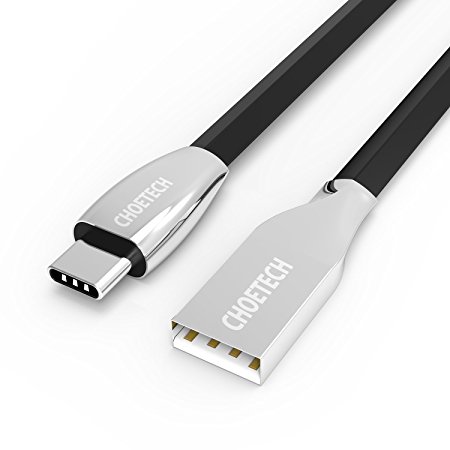 USB-C Cable, CHOETECH [4ft/1.2M] Premium TPE Jacket USB-C to A Cable with 56k ohm resistor for Galaxy S8/S8 Plus, Note 8, Nokia 8, LG G6/G5, Nexus 6p/5x, Lumia 950xl/950 and Other Type-C Supported Devices