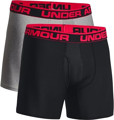 Under Armour Men's Original Series 6-inch Boxerjock Boxer Briefs- 2 Pack