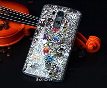 LG G3 Case, StarCity ® LG G3 Case [Cartoon Owl Print] Flexible TPU Case Skin Gel Protective Cover Case (for LG G3 Verizon, AT&T Sprint, T-mobile, Unlocked) (Cartoon Series_Cartoon World)