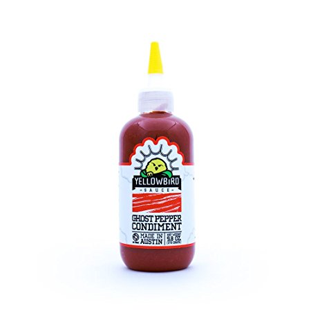 Yellowbird Sauce Condiment, Ghost Pepper, 9.8 Ounce
