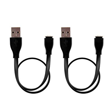 Fitbit Charge Charger, Threeeggs USB Charging Cable Replacement Charger Cord for Fitbit Charge & Fitbit Force Smart Bracelet (Pack of 2)