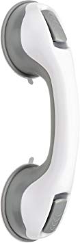 Premier Housewares Bathroom Support Handle with Suction - White/Grey