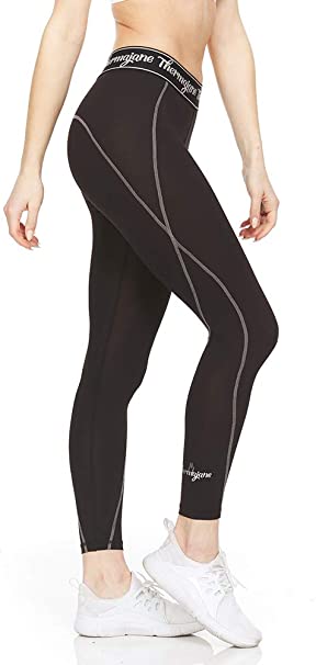 Thermajane Women's Compression Pants - Athletic Tights - Leggings for Yoga, Running, Workout and Sports