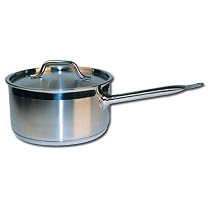 Winware Stainless Steel 2 Quart Sauce Pan with Cover