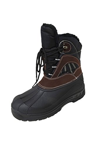 Men's Waterproof Lace-up Comfort Cold Winter Snow Boots (Y05)