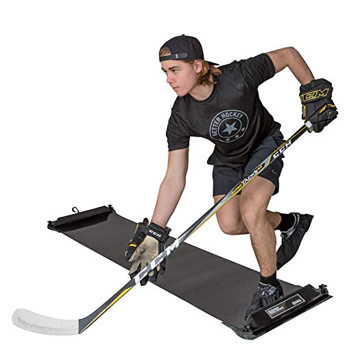 Better Hockey Extreme Slide Board Pro – Helps You Win The Race to The Puck - Adjustable Length - Comes with 3 Pairs of Booties in Size S, M and L - Used by The Pros