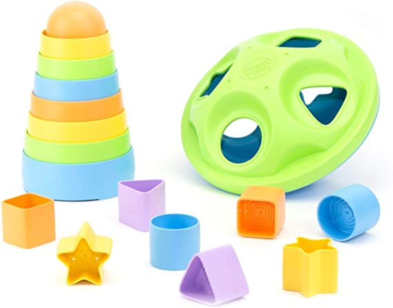 Green Toys Stacker & Shape Sorter Set