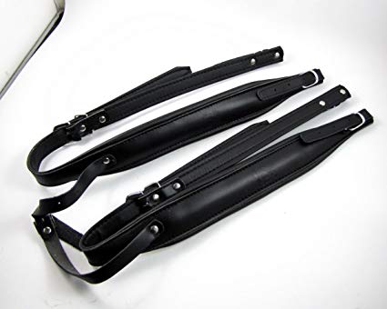 Thick Accordion PU Leather Shoulder Straps for 96-120 Bass New