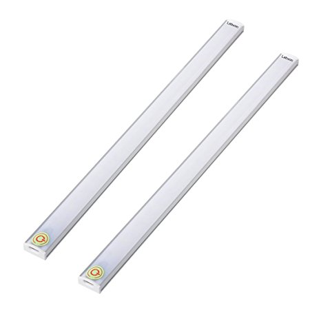 Labvon LED Closet Lights DIY Stick-on Anywhere Portable Wireless Cabinet Light for Wardrobe/Stairs/Step Light Bar（2 Pack）